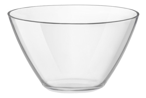 Ensaladera Bowl Vidrio Transparente Basic 20 Cm Bormioli