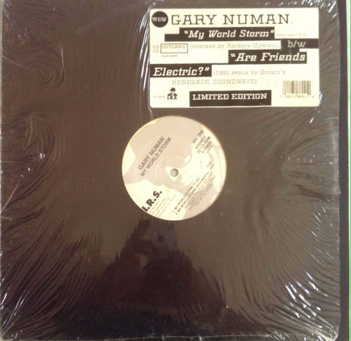 Gary Numan, My World Storm, Single Importado Acetato