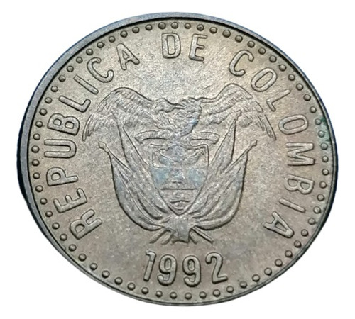 Colombia Moneda  5  Pesos 1992