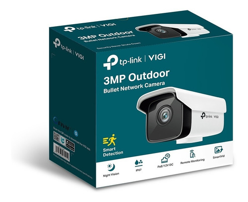 Camara Tp-link Ip Exterior 3mp Lente 4mm Tipo Bala Vigi Fhd