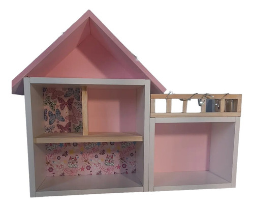 Casita De Muñecas En Madera 