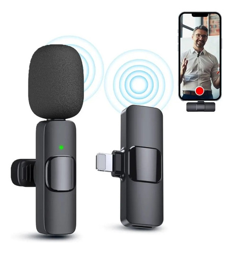 Microfono Corbatero Inalambrico Compatible iPhone  Android