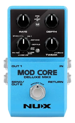 Nux Mod Core Deluxe Mkii 8 Tipos De Modulação, Mono Out Ou E