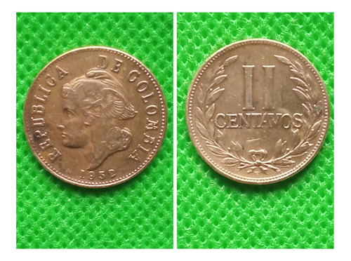 Moneda De 2 Centavos De 1952! 