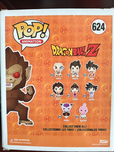 Funko Pop! Dragon Ball Z Great Ape Goku 624 Entertainment Ex (Usado)