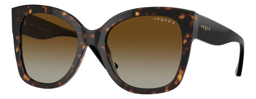 Óculos de sol Vogue Eyewear VO5338sw656t5 marrons polarizados em Havana