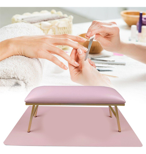 Juego De Almohadillas Para Manos Y Manteles Para Uñas,