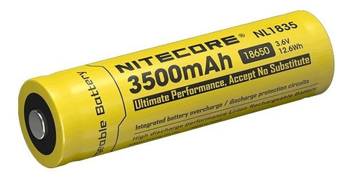 Bateria Recargable 18650 Nitecore Nl1835 Li-ion 3.6v 3500mah