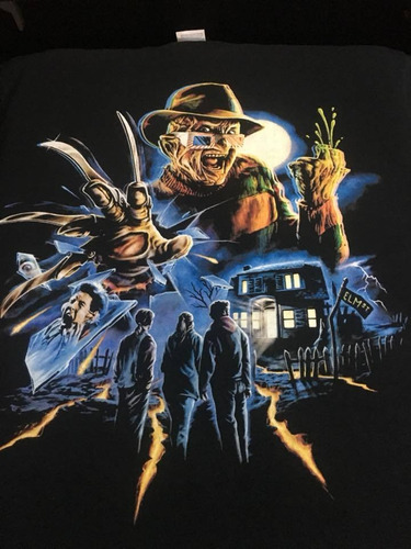 A Nightmare On Elm Street - Peliculas De Culto - Polera