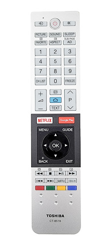 Control Remoto Para Tv Toshiba Ct-8516