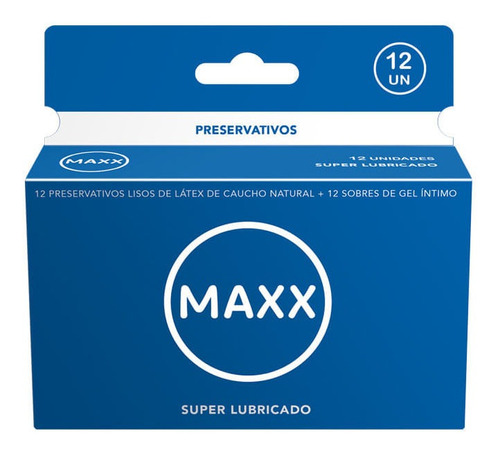 Preservativos Maxx Caja X 12 Super Lubricado