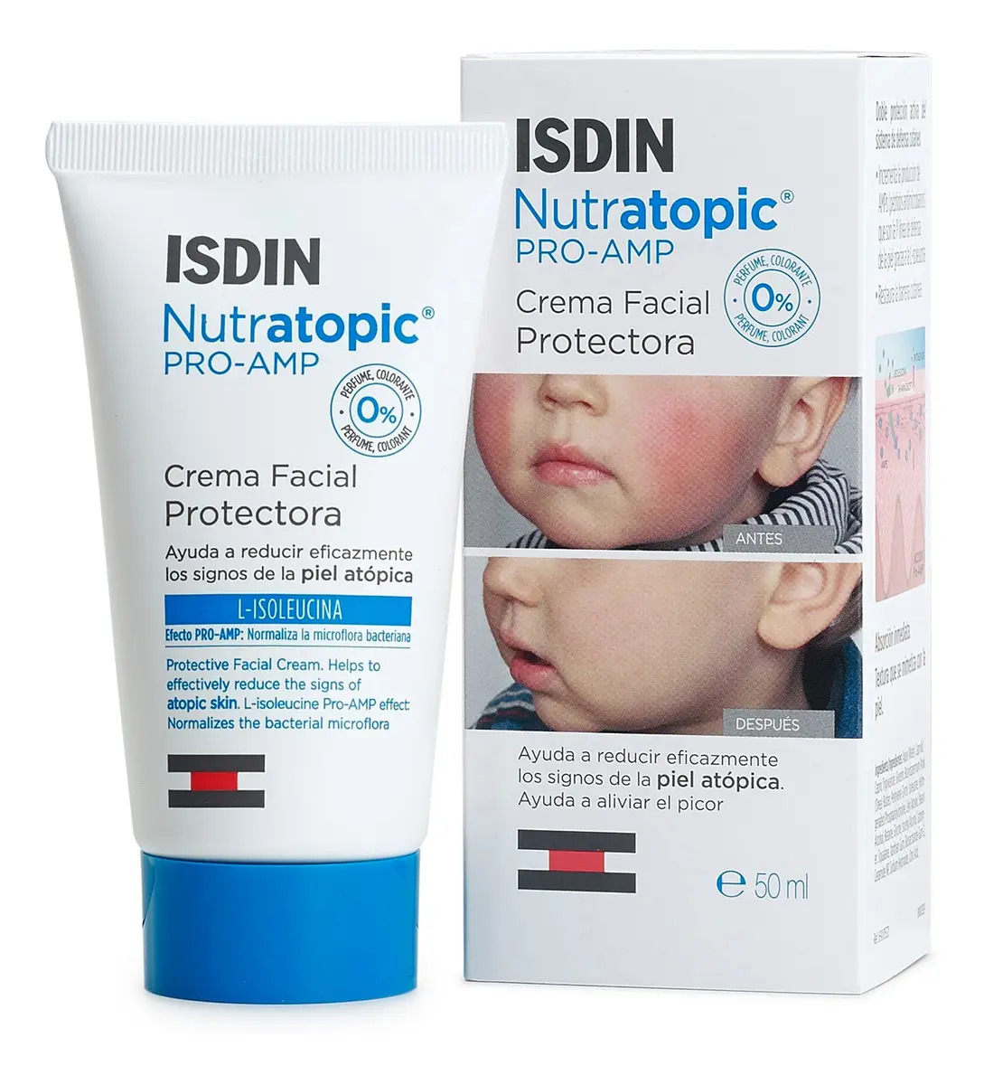 Crema Facial Nutratopic Pro Amp Piel Atópica 50ml Isdin