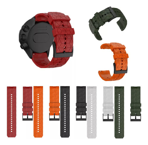 Correa De Reloj Inteligente For Suunto-7/9 De Negra