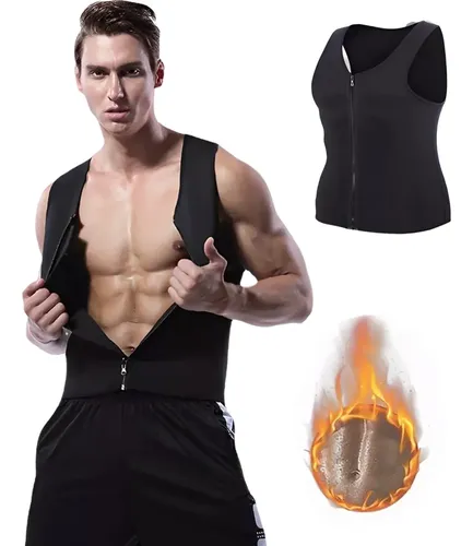 Gilet Body Shaper Uomo - Fascia Riducente Addome, Compressione Double Layer, Canotta Termica - Foto 4