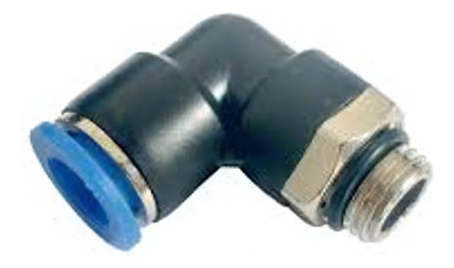 Conector Cotovelo Macho Pl10-01 10mm Rosca 1/8 Ar