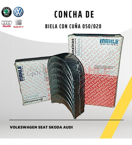 Conchas De Biela Con Cuña Golf Jetta Vento Gol I 050/020