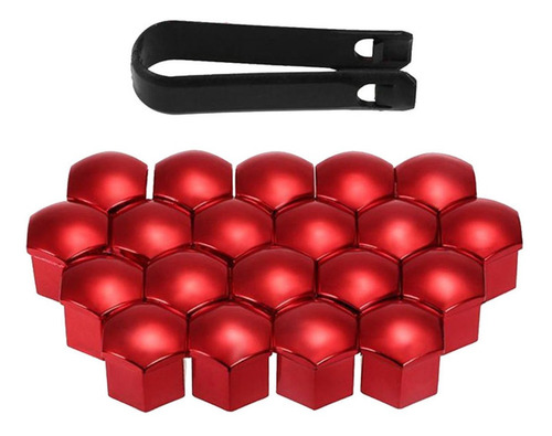 Cubiertas De Tuercas De Rueda Tapas De Tuercas De Rojo