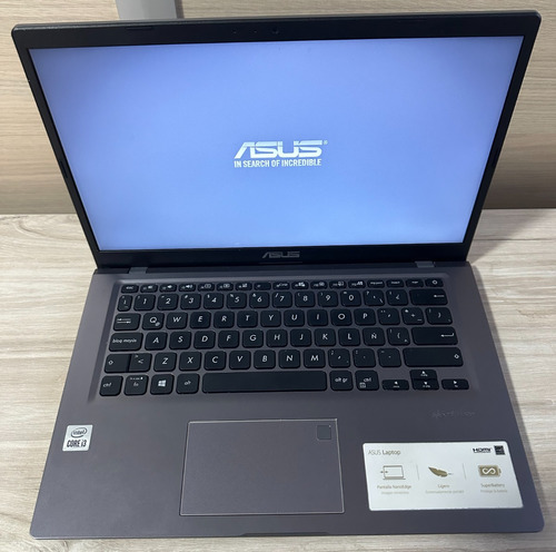 Asus, Intel Core I3 10m Gen, 8 Gb Ram, 256 Gb Solido, Huella