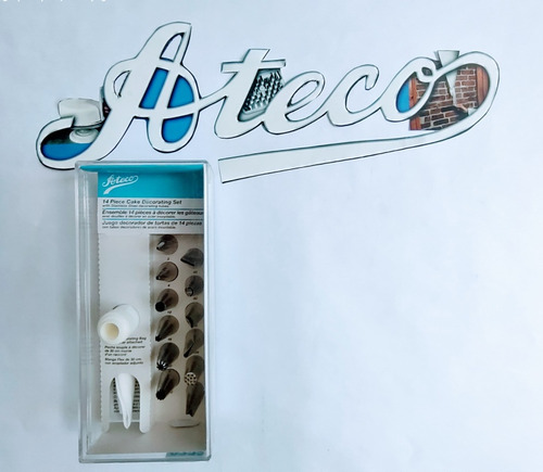 Juego Boquillas Decorativas Marca Ateco Modelo333  14 Pieza