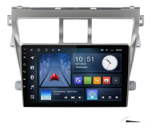 Estéreo Android Para Toyota Yaris 2008-2015 Cámara Gps Wifi