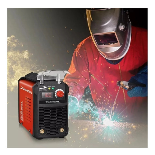 Soldadora Daihatsu S21-160 Inverter 160a + Mascara + Cepillo