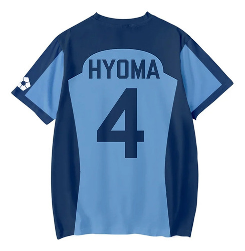 Wf Camiseta Casual Hombre Con Estampado 3d Blue Lock