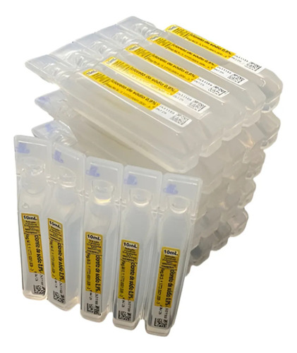Soro Fisiológico 10ml Cx C/100 Unid P/ Limpeza De Curativos