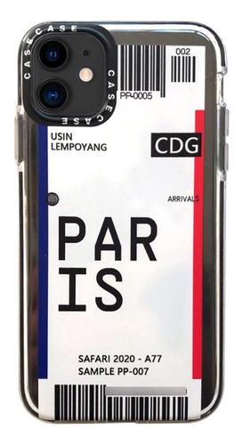 Funda Ticket Paris Compatible iPhone 12 Mini + Vidrio