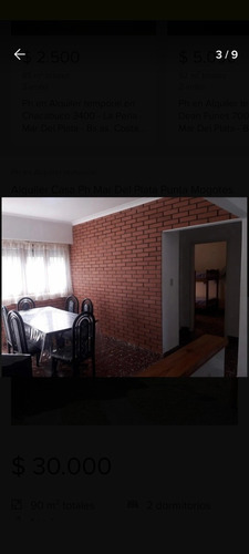 Imagen 3 de 9 de Alquiler Casa Ph En Punta Mogotes, Mar Del Plata. A 150mts Del Mar.