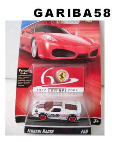 R$80 No Lote Hot Wheels Ferrari F50 Racer 2007 Srs Gariba58