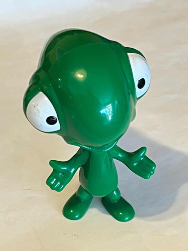 Figura Pequeña Acrílica Verde Banco Bci ( Mide 8cm)