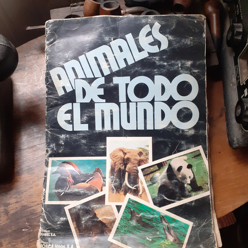 Álbum De Figuritas -animales De Todo El Mundo  1982 Completo