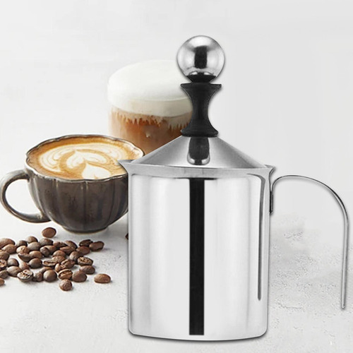 Espumador De Leche De 400ml, Jarra Para Espumar Café Con