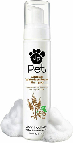 John Paul Pet Shampoo Avena Foam Perro/gato/caballo 8.5 Oz