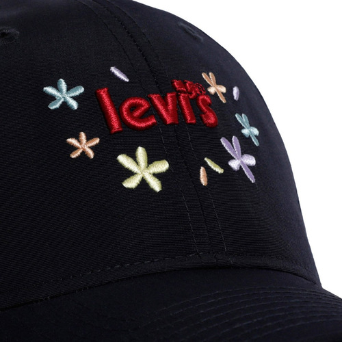Gorra Curva Levis Azul Floreada Nueva Original
