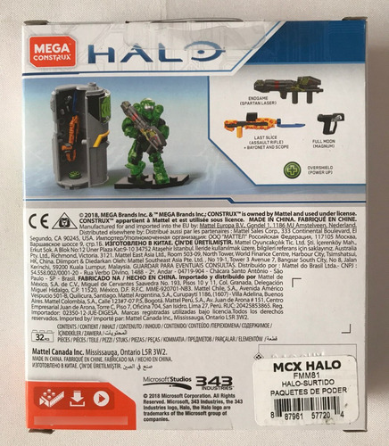 Halo Mega Construx Rovershield Power Pack Fmm83 32pz 32 (Usado)