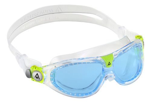 Máscara Natação Infantil Aquasphere Seal Kid2 Verde Azul