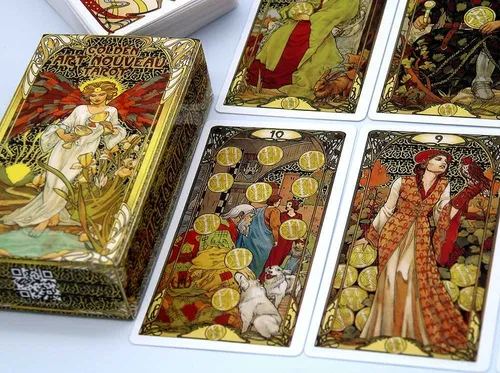 Golden Art Nouveau Tarot | Scarabeo