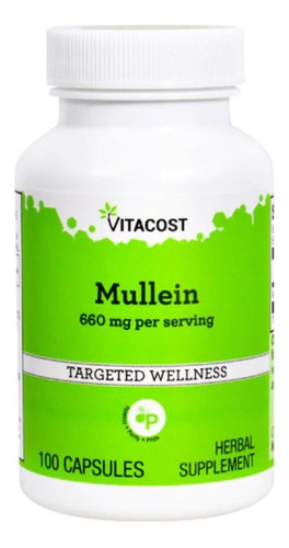 Mullein - Gordolobo 660 Mg 100 Cápsulas Producto Americano