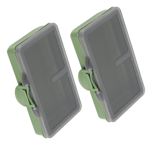 Caixas De Isca De Pesca, 2 Peças, Dispositivo De Isca De Gan
