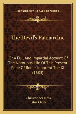 Libro The Devil's Patriarchic: Or A Full And Impartial Ac...