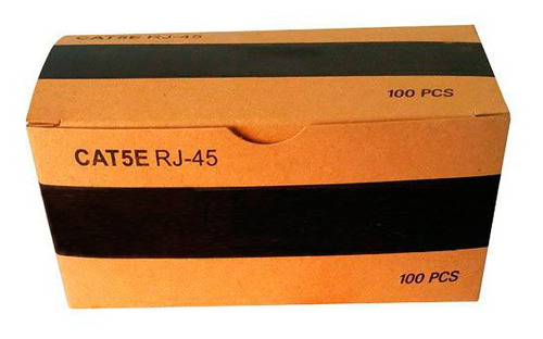 Conectores Rj45 100 Unidades Cat5e
