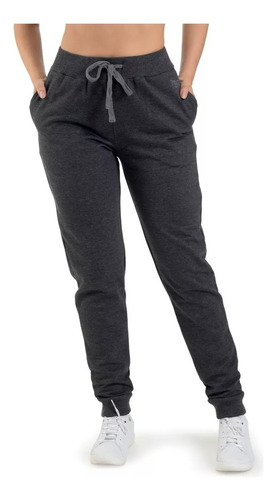 Pantalon Para Mujer Jogger De Felpa Basico Everlast