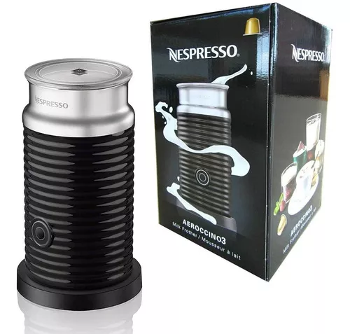 Nespresso Aeroccino3 Espumador de leche, talla única, negro