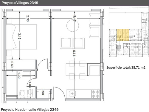 Imagen 13 de 15 de Departamento Venta 2 Ambientes Hay Financiación