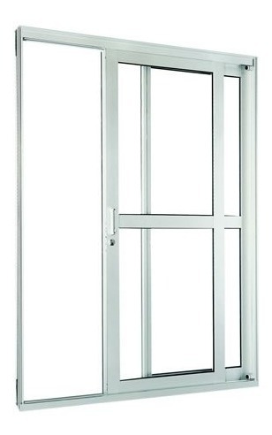  Porta 02 Folhas Cinza 200x210 - Suprema 2.5