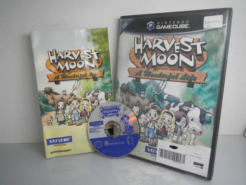 Harvest Moon A Wonderfull Life Game Cube Gamers Code* (Usado)