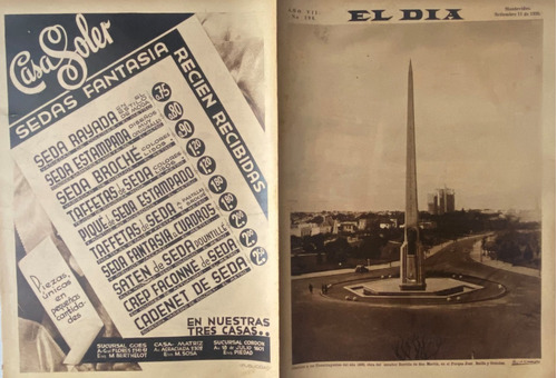 El Día, Dominical N° 296, Círculo Fomento Bellas Artes 1938