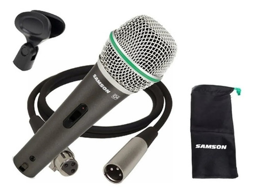 Imagen 1 de 5 de Microfono De Mano Samson Q4 Dinamico Vocal