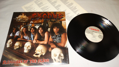 Exodus - Pleasures Of The Flesh '1987 (combat) (vinilo:ex - 